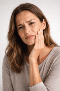 durere de dinți Timișoara – pacient cu durere dentară