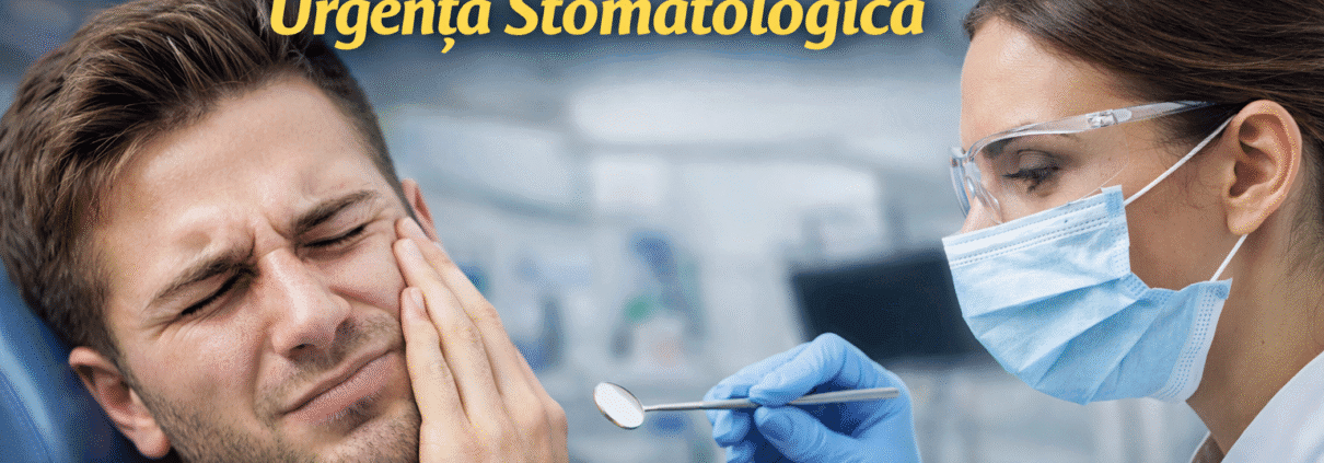 abces dentar urgență stomatologică – pacient cu durere de dinți la stomatolog