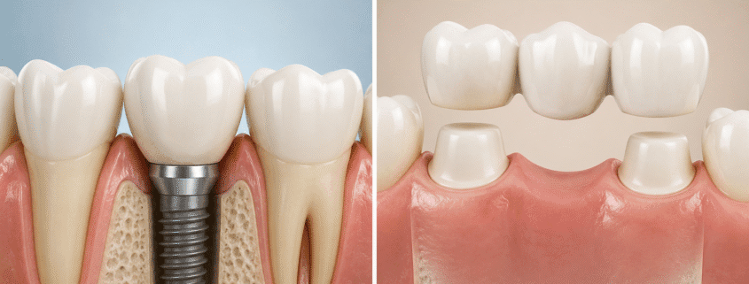 implant dentar sau punte dentară comparație tratamente stomatologice Timișoara
