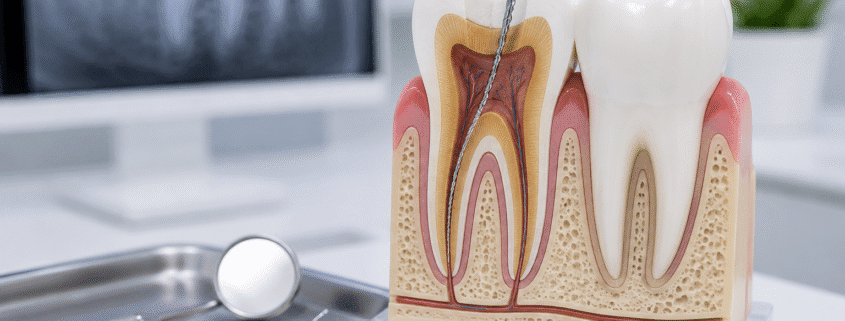 tratament de canal Timișoara ilustrație endodonție și rădăcina dintelui