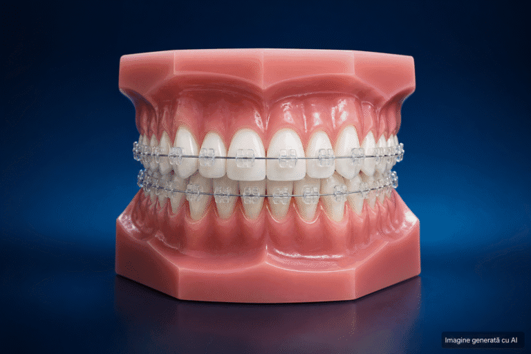 Aparat dentar cu brackeți transparenți în Timișoara – preț, durată și avantaje